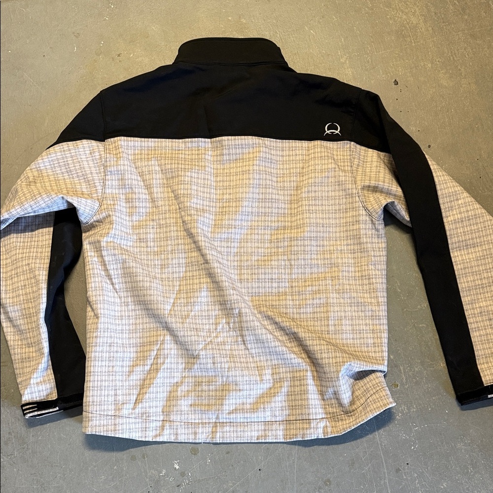 Cinch Men's Checkered Black and Gray Performance Jacket - Picture 4 of 4